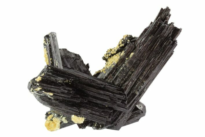 Black Tourmaline (Schorl) Crystal Cluster - Namibia #96567